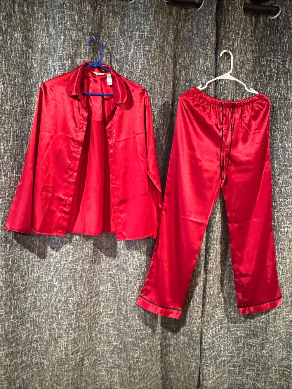 Adonna Red Two-Piece Pajama Set